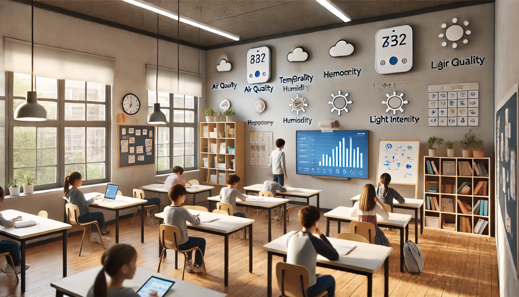 Indoor environmental quality and  learning outcomes: protocol on largescale sensor deployment in schools